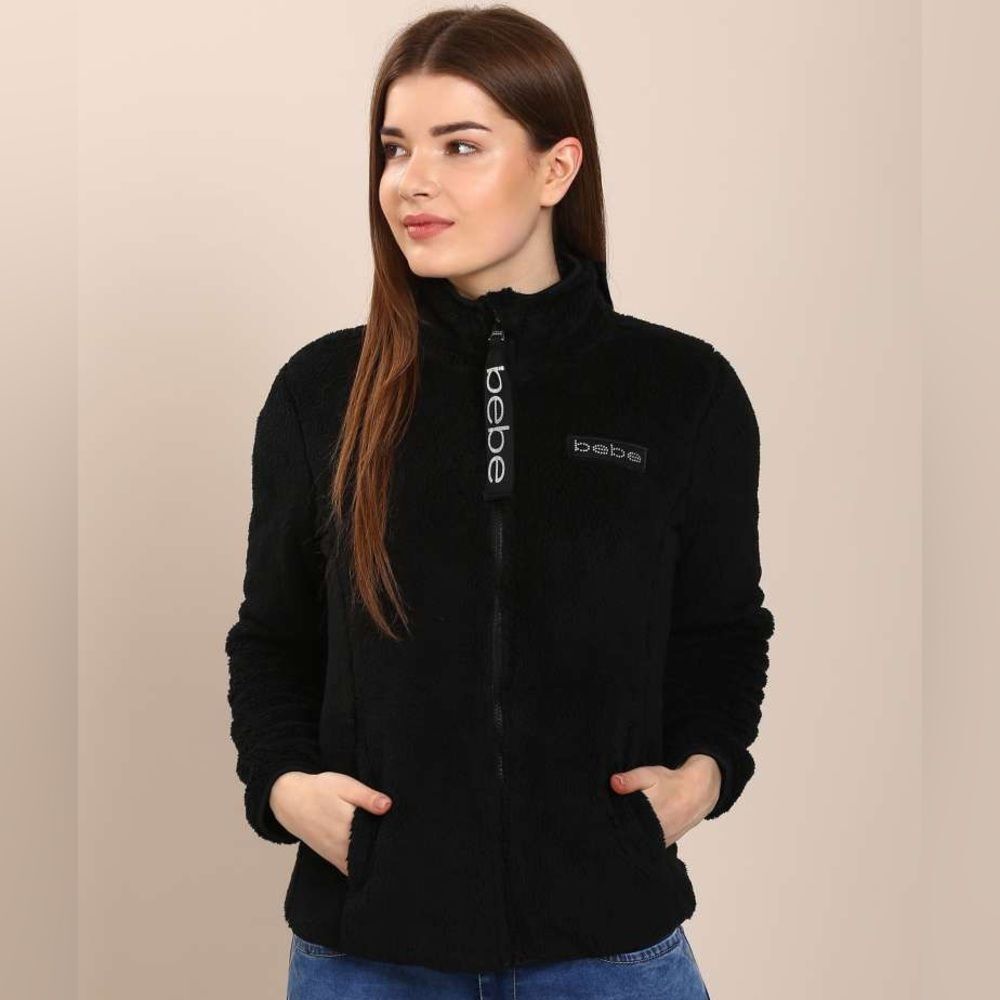 Bebe Sport Fleece Jacket Size Small